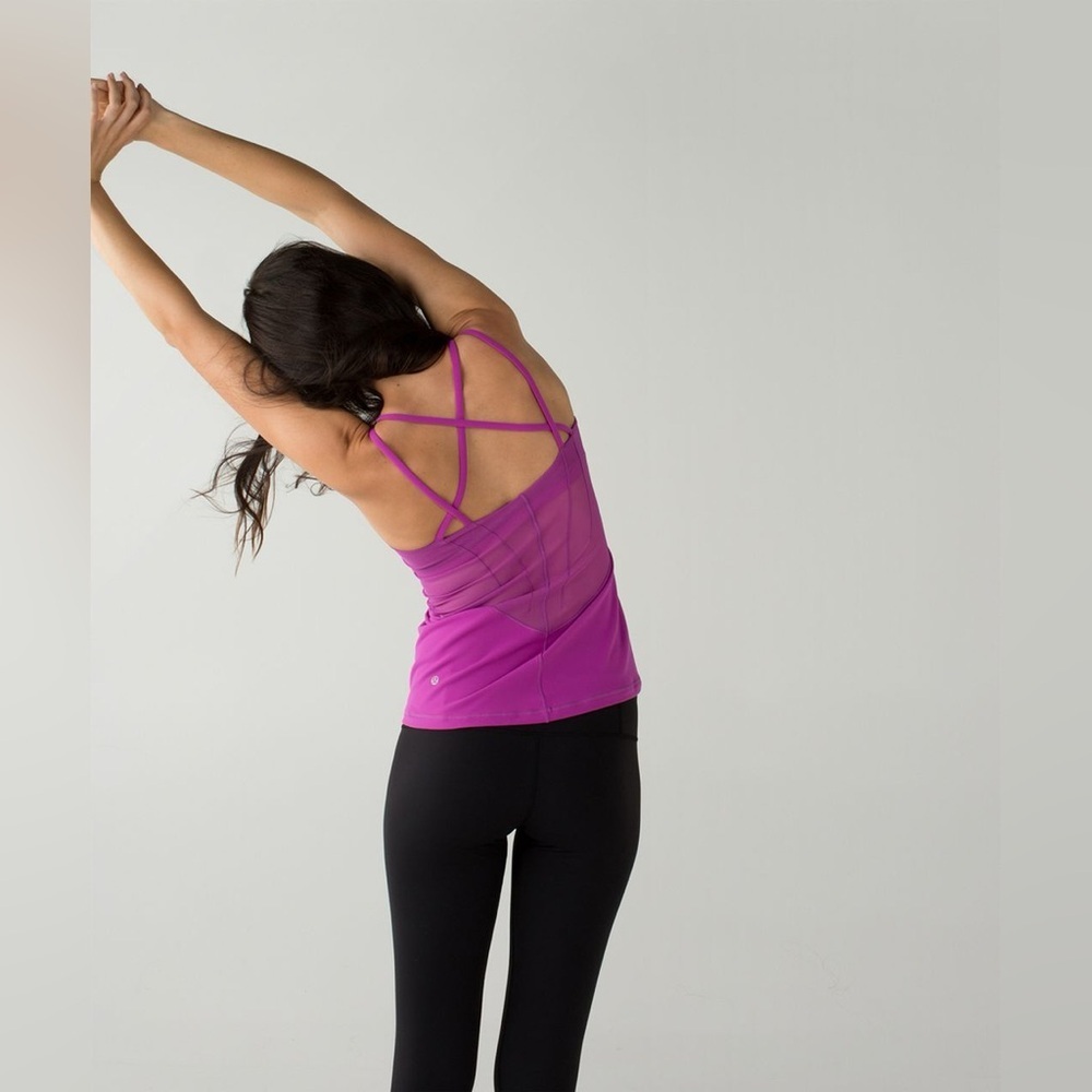 Lululemon Exquisite Tank size 6 
Ultra Violet - Picture 7 of 11